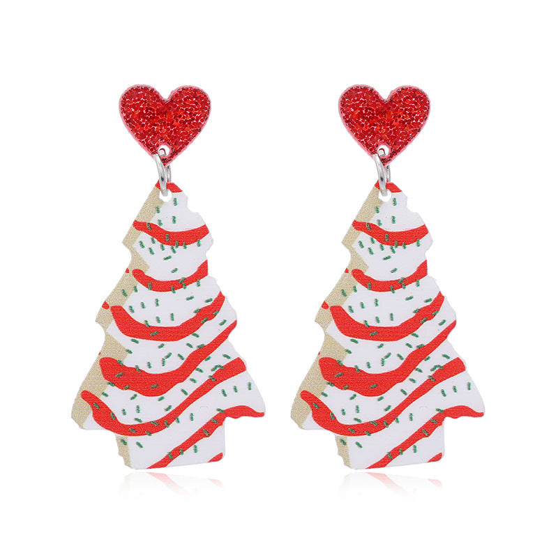 Wholesale Light luxury Christmas earrings